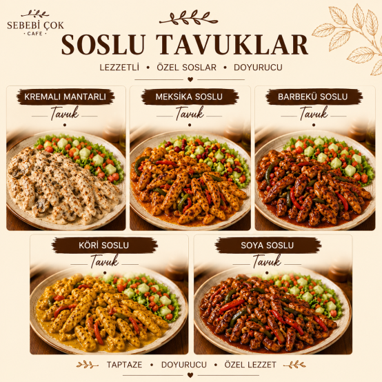 SOSLU TAVUK ÇEŞİTLERİ 